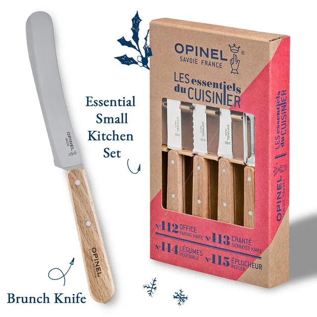 opinel-kitchen-utility-set-no-113-serrated-no-117-spreader-brunch-blade-3-piece- image 1