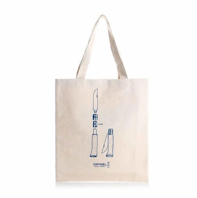 opinel-limited-edition-tote-bag-branded-canvas-carry-tote image 1
