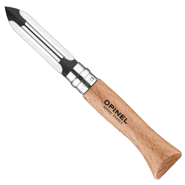 opinel-no-06-folding-peeler-stainless-steel-folding-blade-with-beechwood-handle- image 1