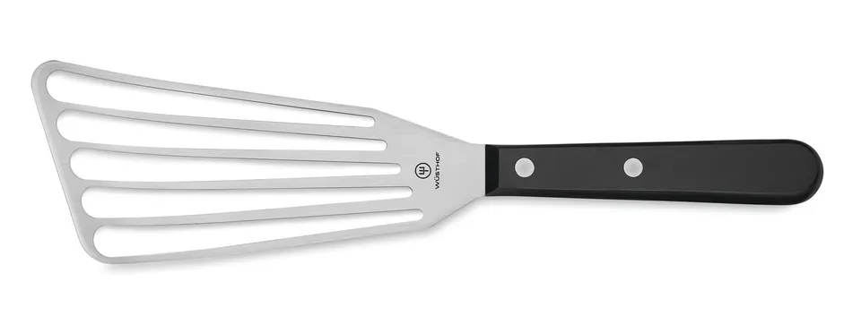 w-sthof-gourmet-6-5-offset-slotted-spatula-high-carbon-stainless-steel-flexible- image 1