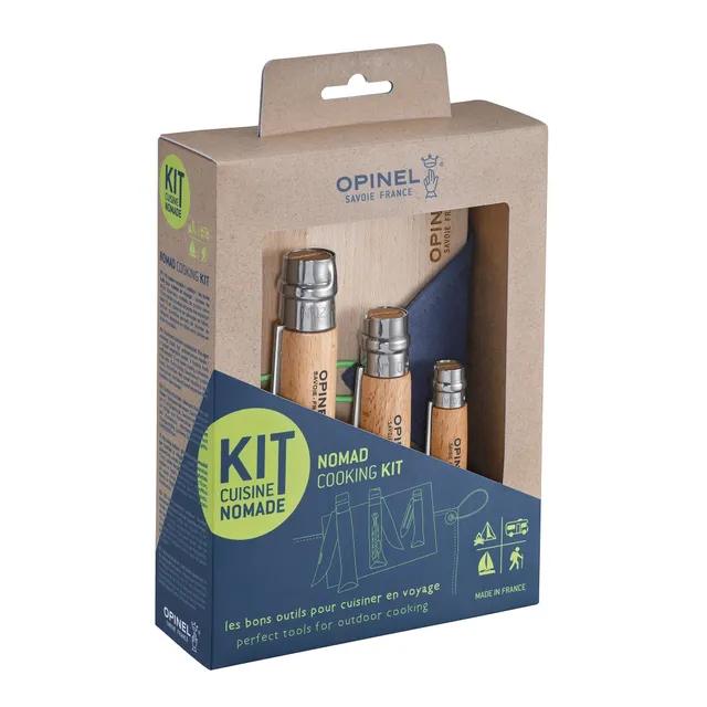 opinel-nomad-cooking-kit-1st-generation-5-piece-outdoor-cooking-set-with-no-12-s image 1