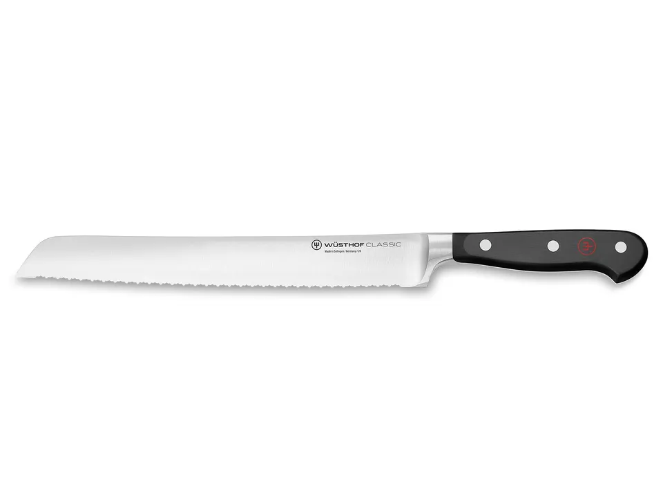 w-sthof-classic-9-double-serrated-bread-knife-silver-precision-forged-german-cru image 1