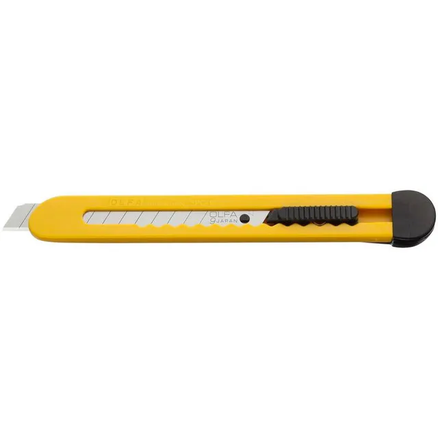 olfa-spc-1-40-9mm-basic-precision-utility-knife-slide-lock-steel-pocket-clip-bla image 1