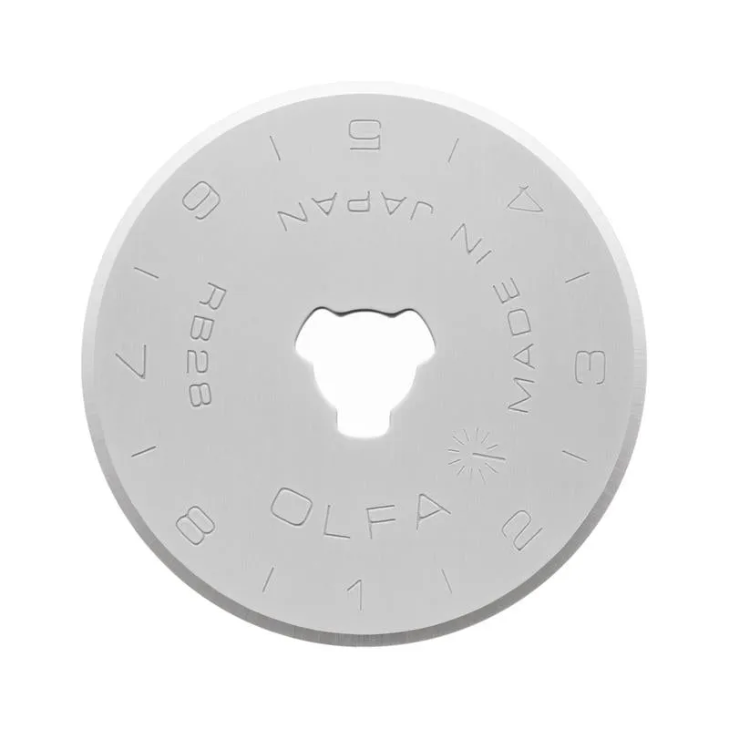 olfa-rb28-28mm-tungsten-steel-rotary-blade-precision-blade-for-detailed-cuts-and image 1