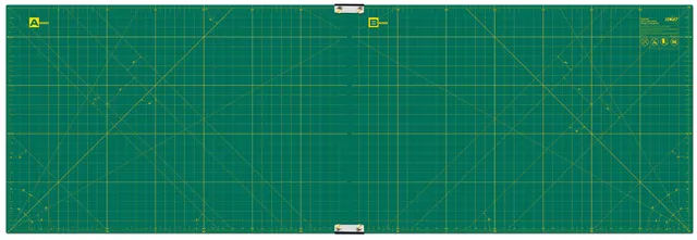 olfa-rm-clips-2-23-x-70-continuous-grid-rotary-mat-set-double-sided-self-healing image 1