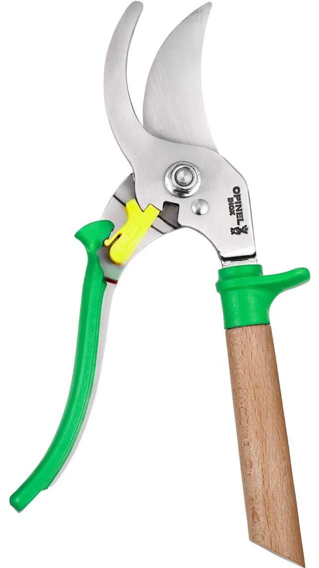 opinel-hand-pruning-shears-with-3-position-lock-20mm-bypass-stainless-steel-blad image 1