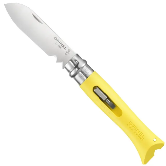 opinel-no-09-folding-knife-with-screwdriver-bubinga-handle-diy-utility-knife-wit image 1