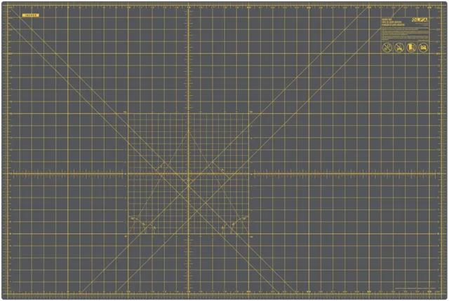 olfa-rm-mg-01-gry-24-x-36-gray-double-sided-self-healing-rotary-mat image 1