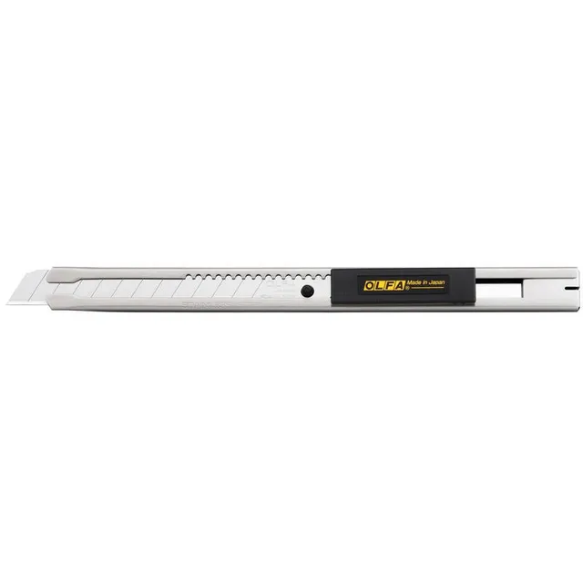 olfa-svr-2-9mm-stainless-steel-auto-lock-utility-knife-with-2x-micro-click-contr image 1