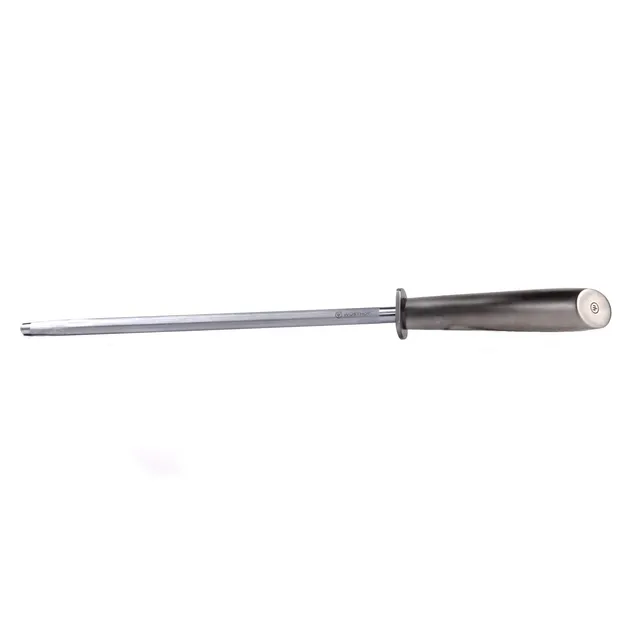 w-sthof-4484-7-23-honing-steel-9-inch-stainless-steel-knife-sharpening-rod-brush image 1