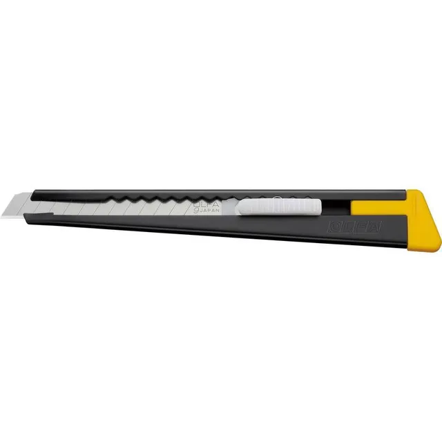 olfa-180-9mm-metal-precision-utility-knife-with-auto-lock-and-pocket-clip image 1