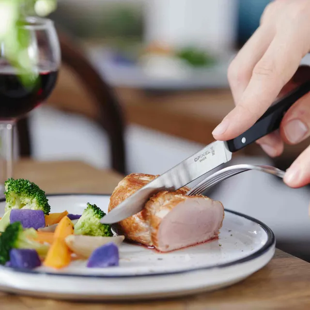 opinel-bon-app-tit-no-125-pro-steak-knife-micro-serrated-dishwasher-safe image 1