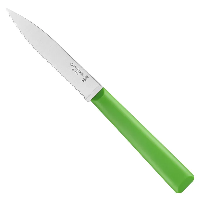 opinel-essential-serrated-paring-knife-4-stainless-blade-red-fiber-reinforced-po image 1