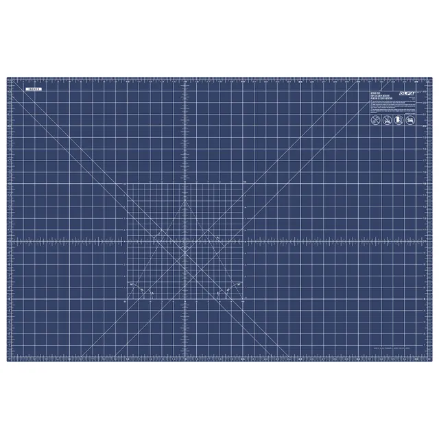 olfa-rm-mg-nbl-24-x36-double-sided-self-healing-rotary-mat-navy image 1