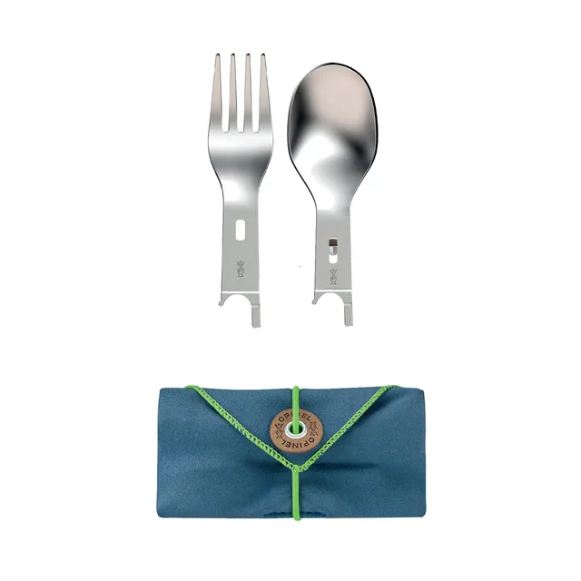 opinel-picnic-cutlery-insert-set-fork-and-spoon-inserts-for-no-08-folding-knife- image 1