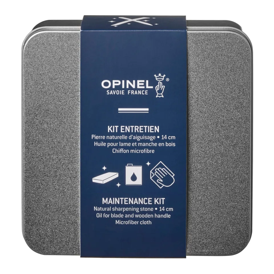 opinel-knife-maintenance-kit-with-sharpening-stone-plant-based-oil-microfiber-cl image 1