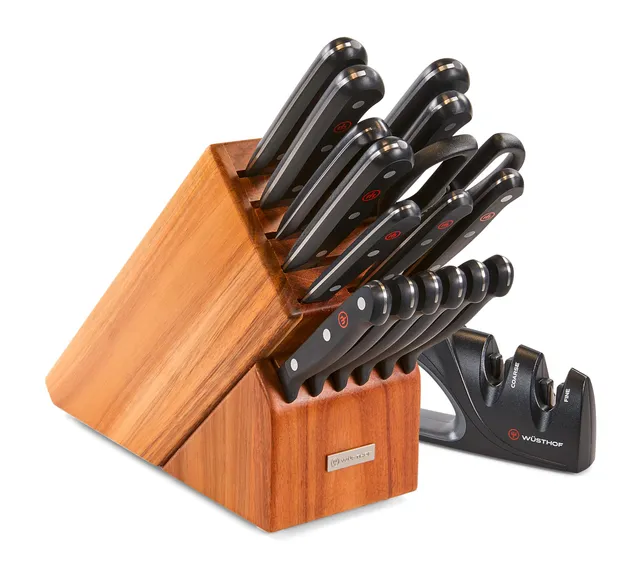w-sthof-gourmet-18-piece-specialty-knife-block-set-with-17-slot-acacia-block-and image 1