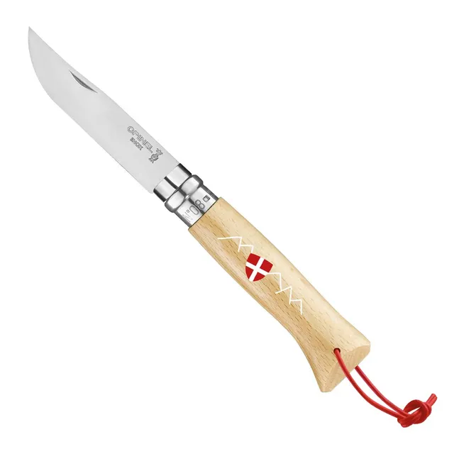 opinel-no-08-le-savoyard-folding-knife-stainless-blade-beech-wood-handle-with-sa image 1