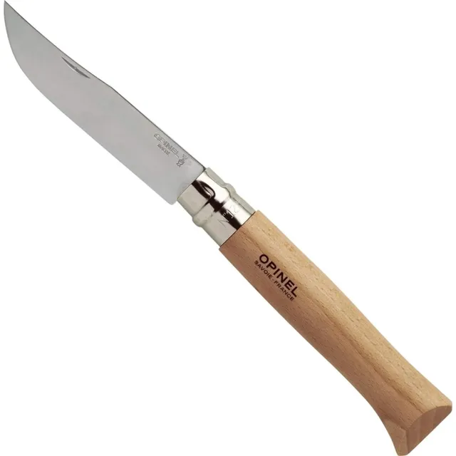 opinel-no-12-inox-stainless-steel-folding-pocket-knife-with-beechwood-handle-and image 1