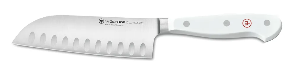 w-sthof-classic-white-5-hollow-ground-santoku-knife-forged-high-carbon-stainless image 1