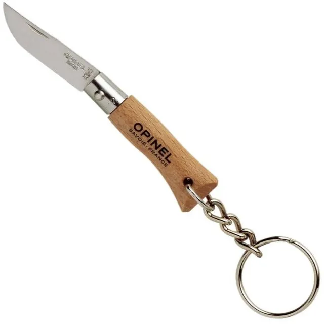 opinel-no-02-stainless-steel-pocket-knife-beechwood-handle-keychain-folding-knif image 1