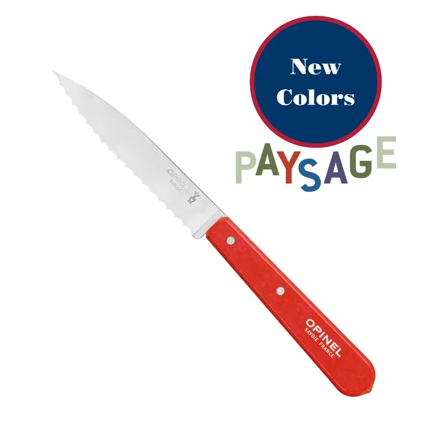 opinel-serrated-paring-knife-essential-no-114-with-paysage-handle-second-chance- image 1