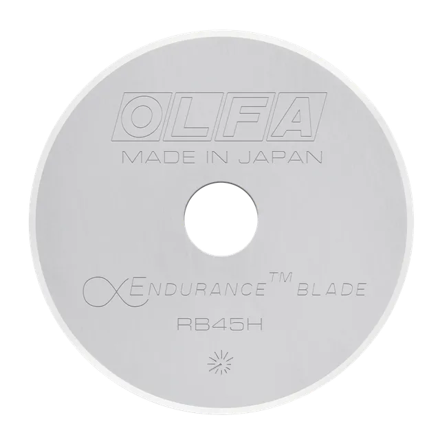 olfa-rb45h-1-45mm-endurance-tungsten-steel-rotary-blade-1-or-2-pack image 1