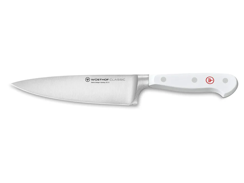w-sthof-classic-white-6-chef-s-knife-forged-high-carbon-stainless-steel-white-po image 1