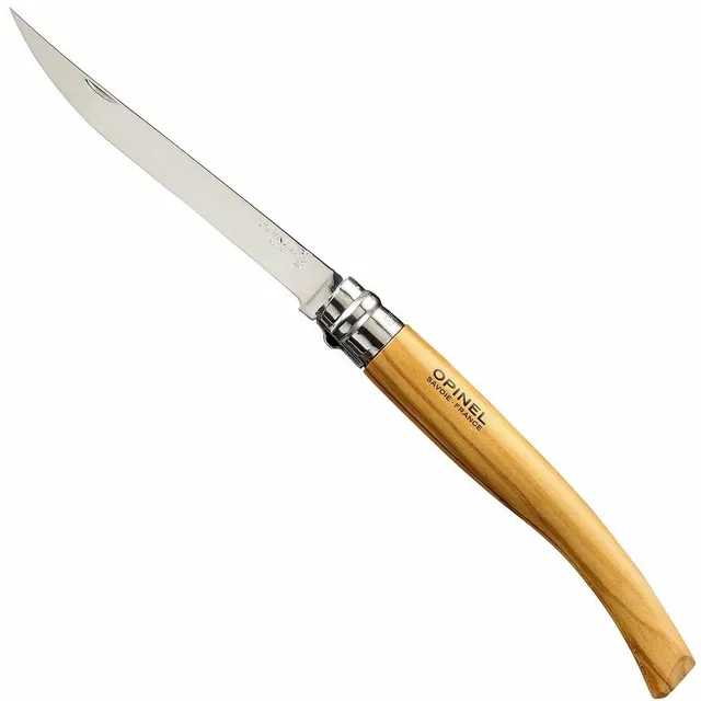 opinel-slim-series-folding-knife-narrow-flexible-stainless-blade-virobloc-safety image 1