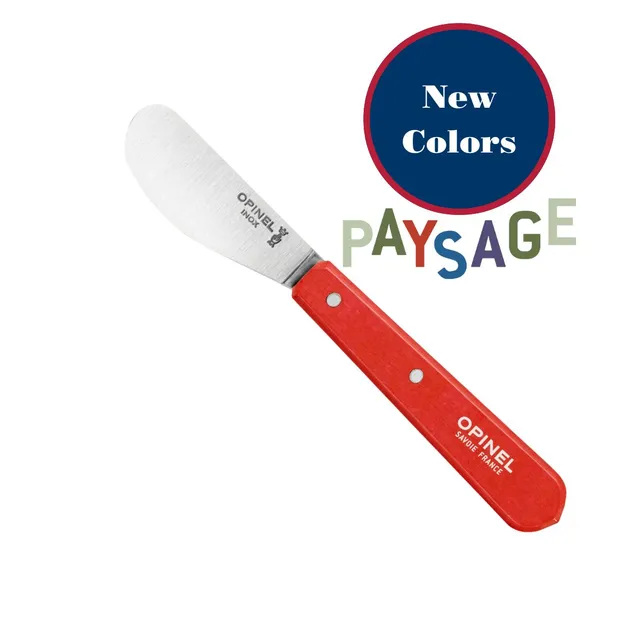 opinel-spreading-knife-essential-paysage-color-set-wide-dull-blade-for-butter-ja image 1
