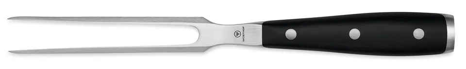 w-sthof-classic-ikon-6-inch-straight-meat-fork-black-precision-forged-carving-fo image 1