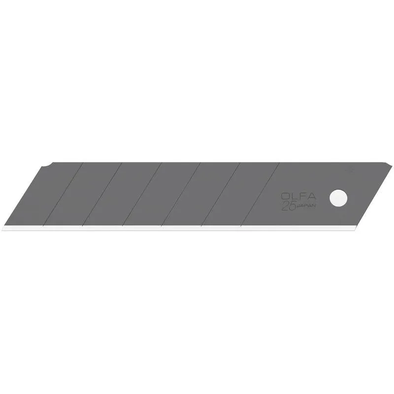 olfa-25mm-hbb-ultra-sharp-black-snap-off-blade-extra-heavy-duty-multi-pack-5-10- image 1