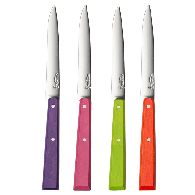 opinel-no-125-bon-appetit-steak-knife-set-of-4-painted-hornbeam-handles-12c27-st image 1
