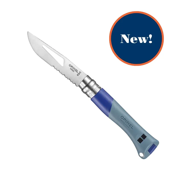 opinel-no-09-ocean-folding-knife-marlinspike-whistle-fiberglass-reinforced-polym image 1