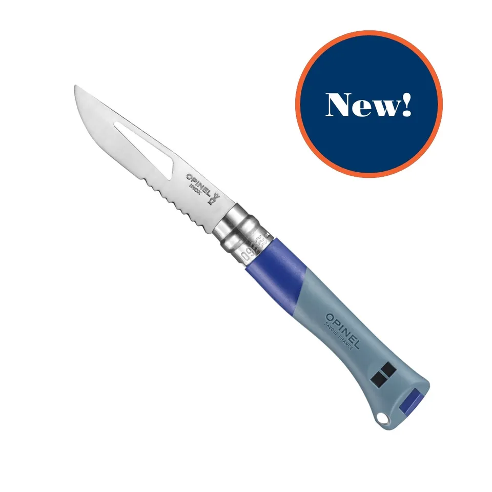 opinel-no-09-ocean-folding-knife-marlinspike-whistle-fiberglass-reinforced-polym image 1
