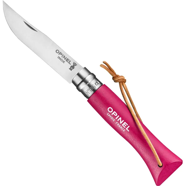 opinel-no-6-colorama-stainless-steel-folding-pocket-knife-everyday-carry-with-pa image 1