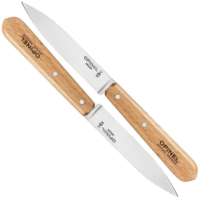 opinel-no-112-paring-knife-2-piece-set-sandvik-12c27-stainless-steel-prep-knives image 1