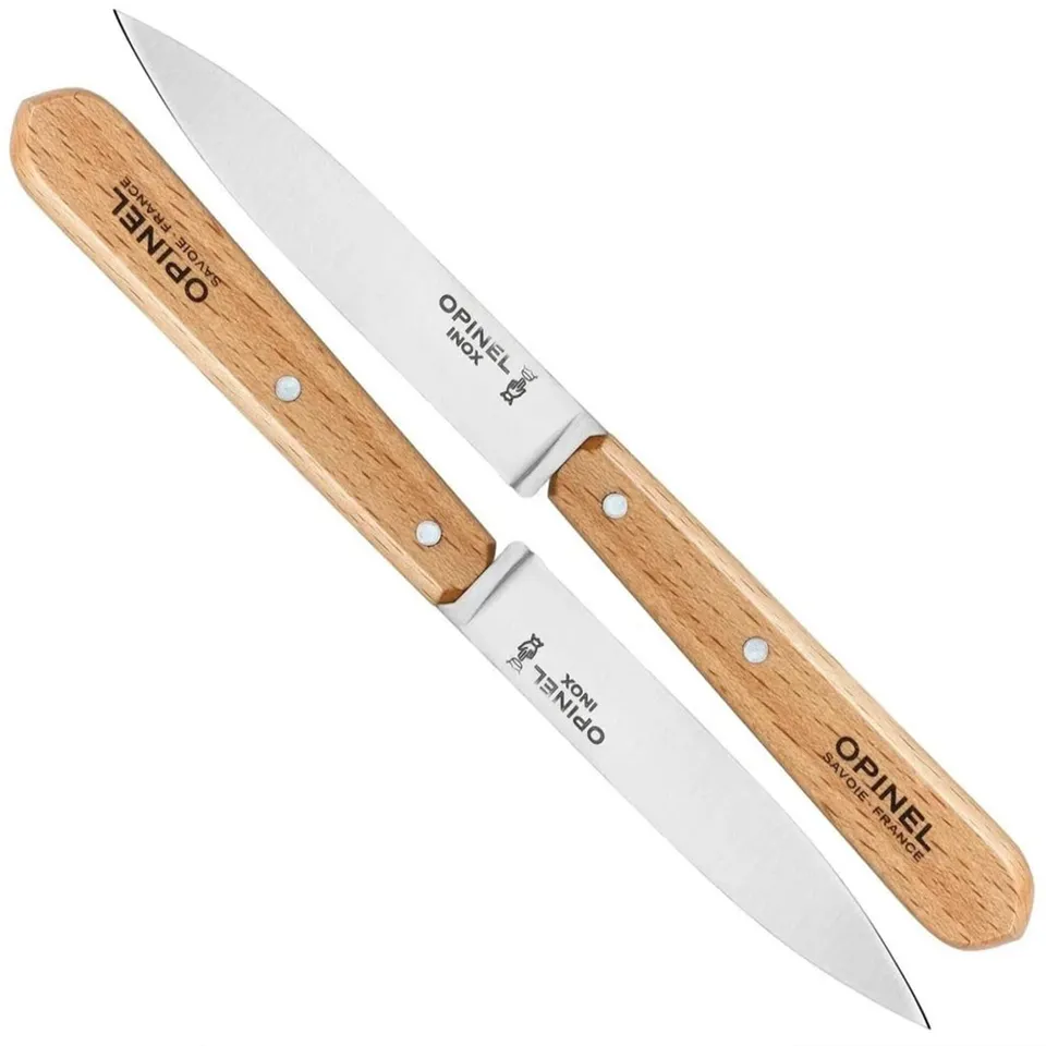 opinel-no-112-paring-knife-2-piece-set-sandvik-12c27-stainless-steel-prep-knives image 1