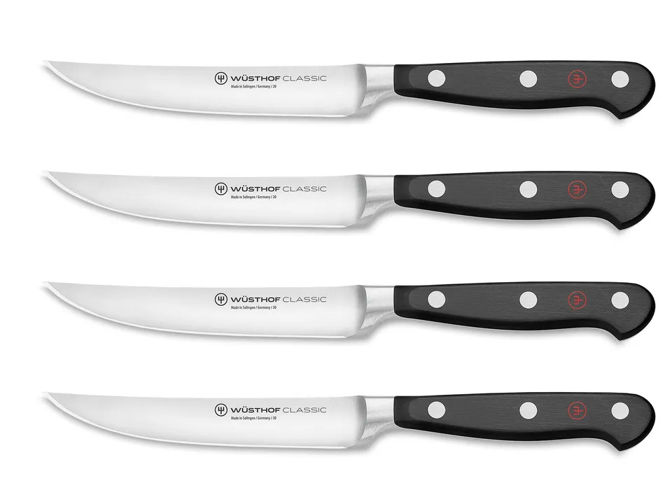 w-sthof-classic-4-piece-steak-knife-set-4-5-serrated-edge-black-triple-riveted-h image 1