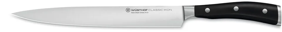 w-sthof-classic-ikon-9-carving-knife-black-petec-precision-forged-full-tang-carv image 1