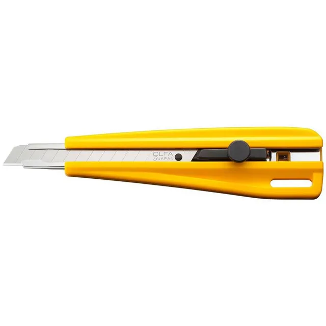 olfa-300-9mm-ratchet-lock-precision-utility-knife-stainless-steel-channel-tool-f image 1