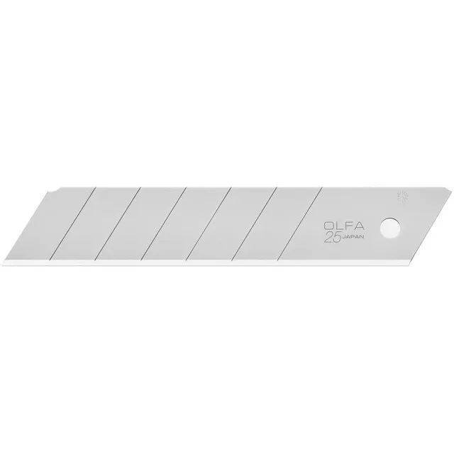 olfa-25mm-hb-silver-snap-off-blade-extra-heavy-duty-multi-pack-5-10-20-40 image 1
