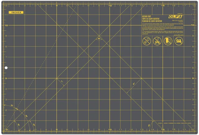 olfa-rm-cg-01-gry-12-x-18-gray-double-sided-self-healing-rotary-mat image 1