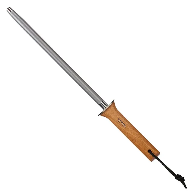opinel-10-inch-diamond-coated-steel-sharpening-rod-kitchen-knife-sharpener-with- image 1