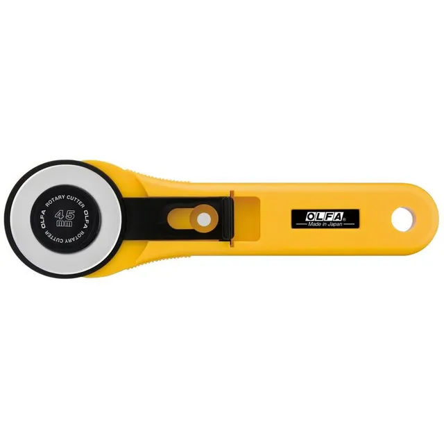 olfa-rty-2-g-45mm-straight-handle-rotary-cutter-classic-handle-fabric-quilting-c image 1