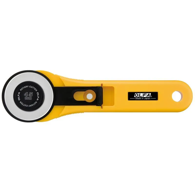 olfa-rty-2-g-45mm-straight-handle-rotary-cutter-classic-handle-fabric-quilting-c image 1