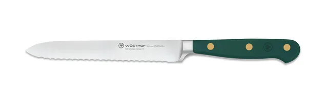 w-sthof-classic-fresh-rosemary-5-serrated-utility-knife-forged-high-carbon-stain image 1