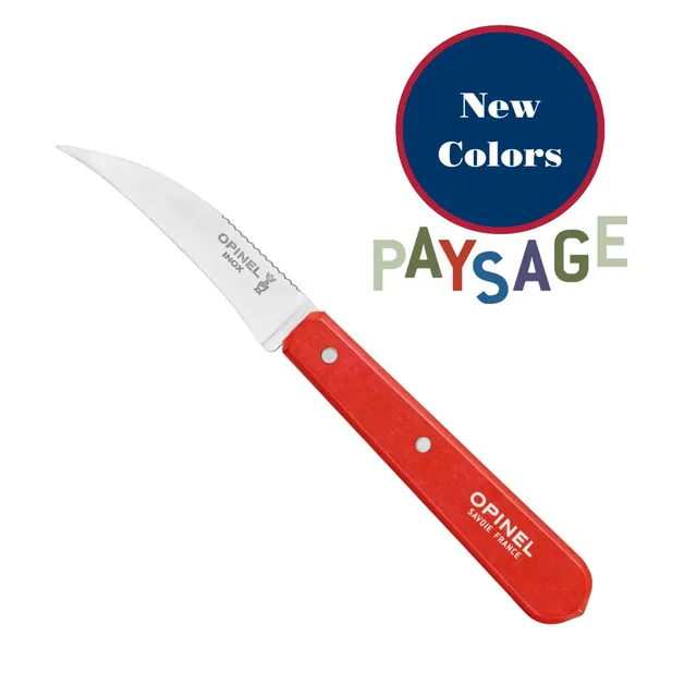 opinel-vegetable-knife-essential-paysage-color-set-bird-s-beak-paring-knife image 1