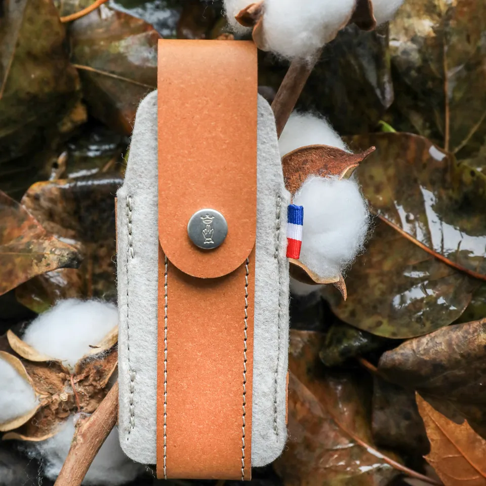 opinel-medium-outdoor-sheath-collection-france-regenerated-leather-knife-sheath image 1