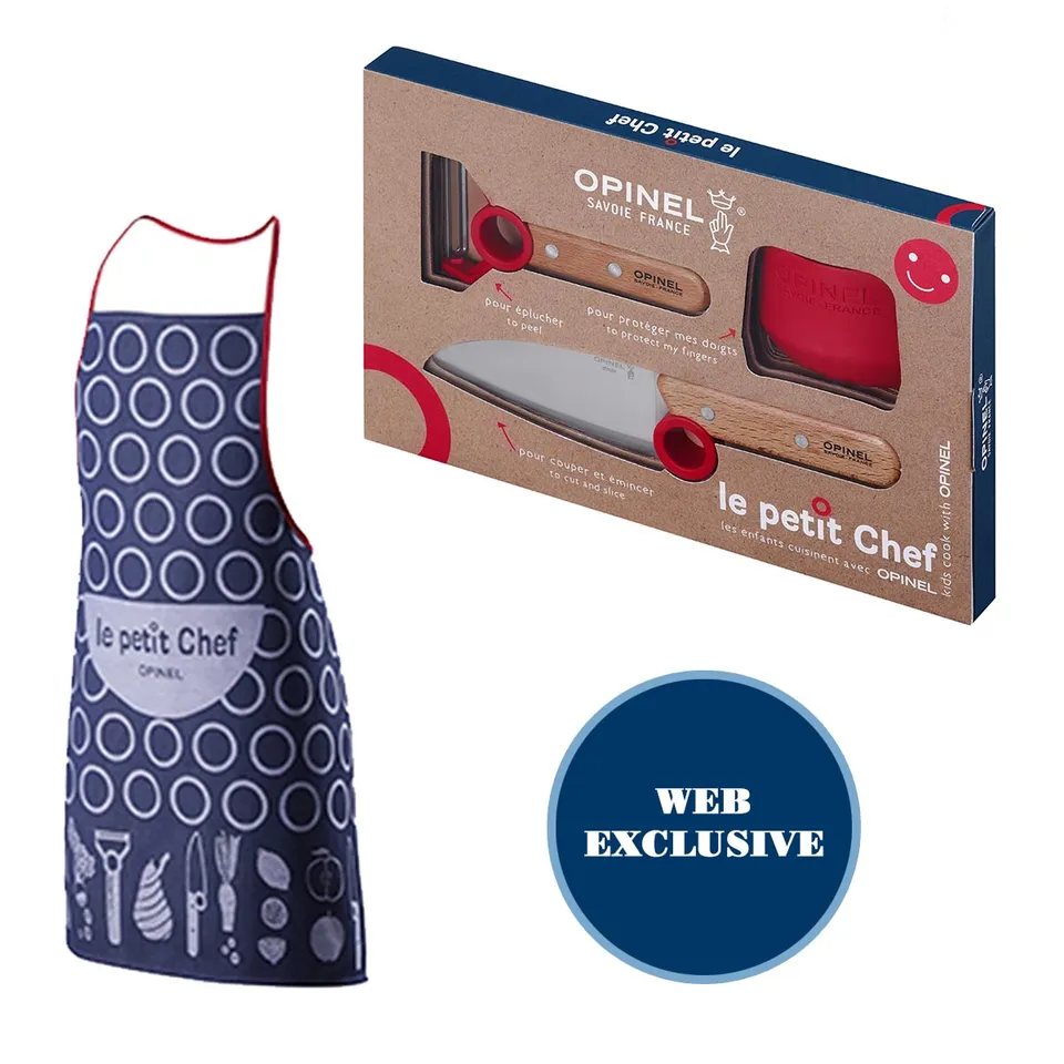 opinel-start-them-young-kids-kitchen-kit-with-rounded-tip-knife-peeler-finger-gu image 1